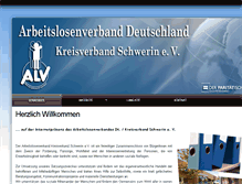 Tablet Screenshot of alv-schwerin.de